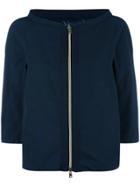 Herno Three-quarters Down Jacket - Blue