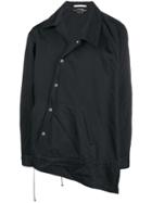 Comme Des Garçons Homme Plus Asymmetric Hem Jacket - Black