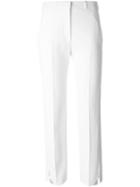Mugler Tailored Trousers, Women's, Size: 36, White, Polyester/spandex/elastane/acetate/viscose