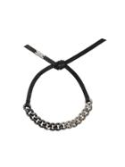 Saint Laurent Curb Chain Tie Bracelet - Black