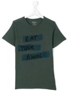 Bellerose Kids - Eat Your School T-shirt - Kids - Cotton - 14 Yrs, Green