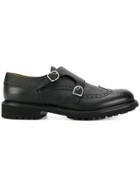 Doucal's Monk Strap Shoes - Black