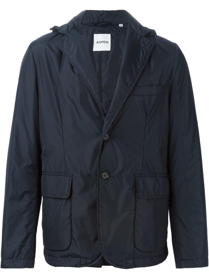 Aspesi 'new Chuck' Padded Jacket - Blue