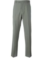 Straight-leg Trousers - Men - Cotton/mohair/virgin Wool - 50, Green, Cotton/mohair/virgin Wool, Valentino