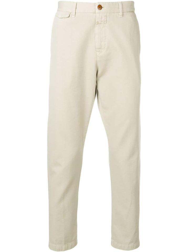 Closed Slim Cropped Trousers - Neutrals