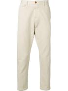 Closed Slim Cropped Trousers - Neutrals