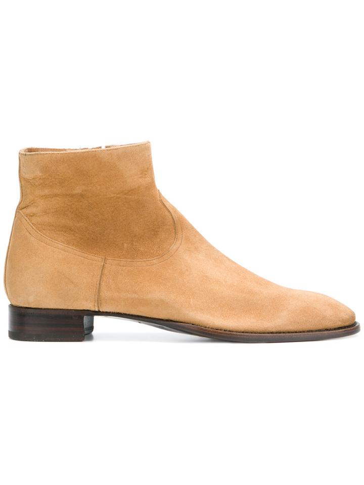 Silvano Sassetti Ankle Boots - Nude & Neutrals