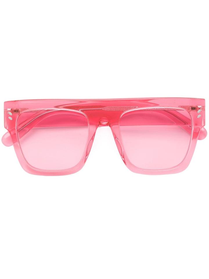 Stella Mccartney Eyewear Square Framed Sunglasses - Pink