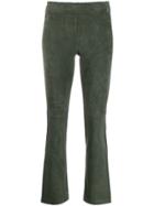 Stouls Classic Cropped Trousers - Green