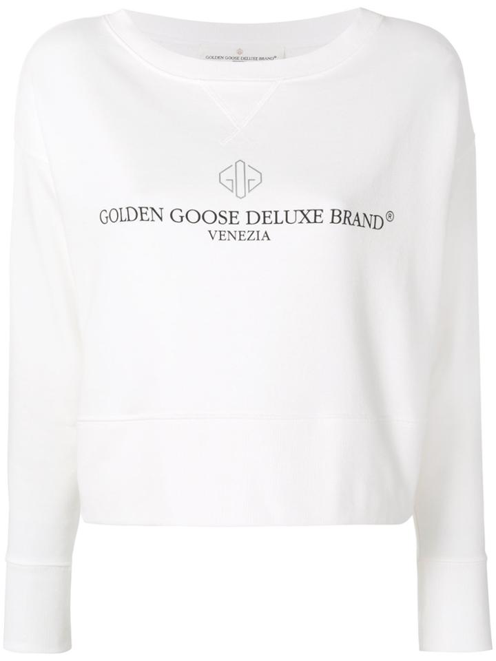 Golden Goose Deluxe Brand Golden Sweatshirt - White