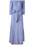 Sara Roka Ornella Maxi Dress, Women's, Size: 42, Blue, Cotton