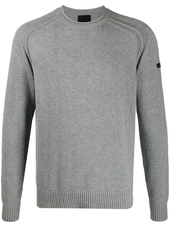 Rrd Long Sleeve Knitted Jumper - Grey