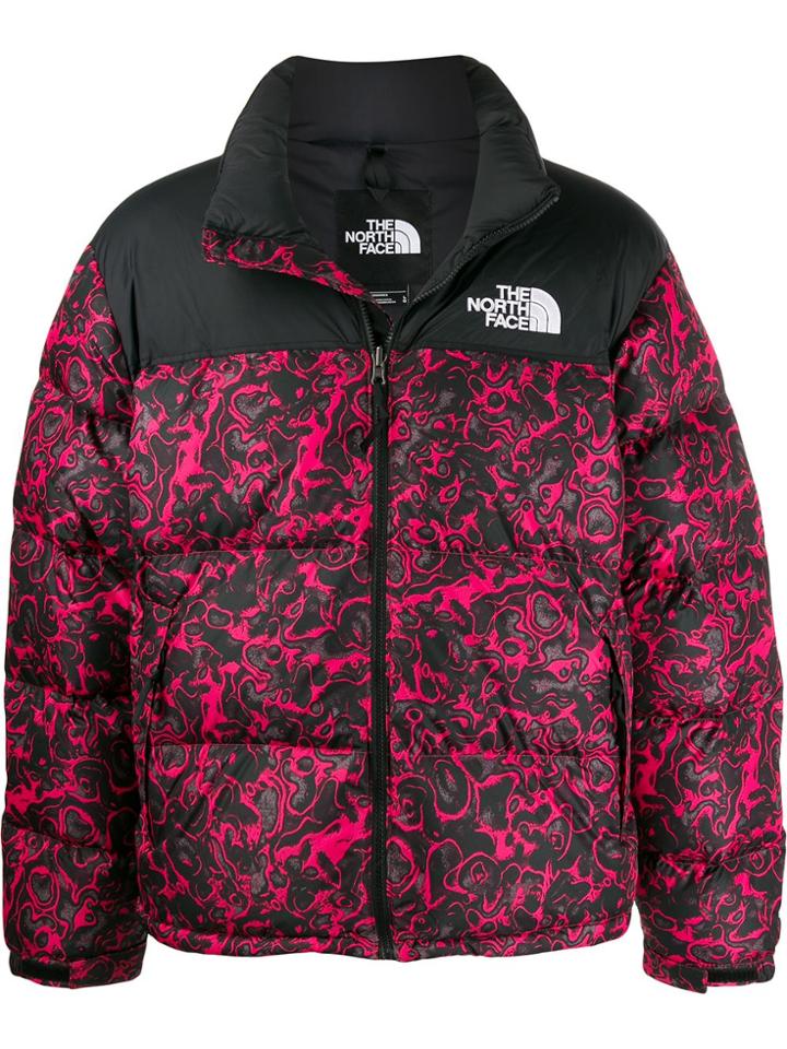 The North Face Marbled Padded Jacket - Black