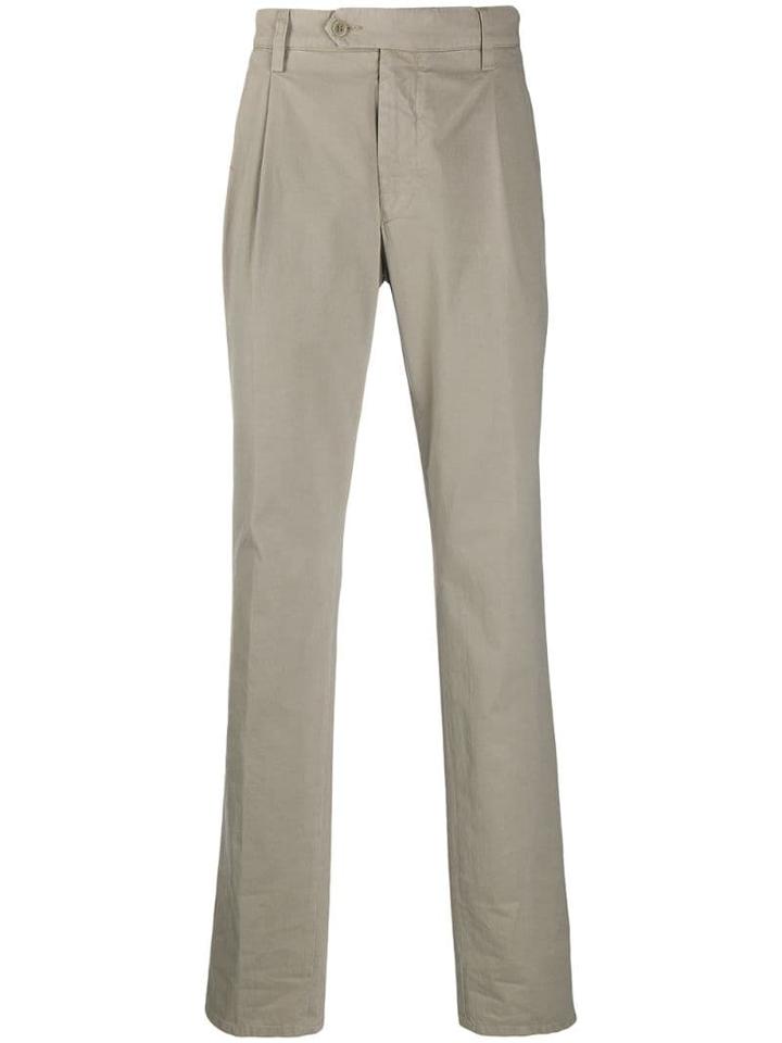 Aspesi Straight-leg Mid-rise Chinos - Neutrals