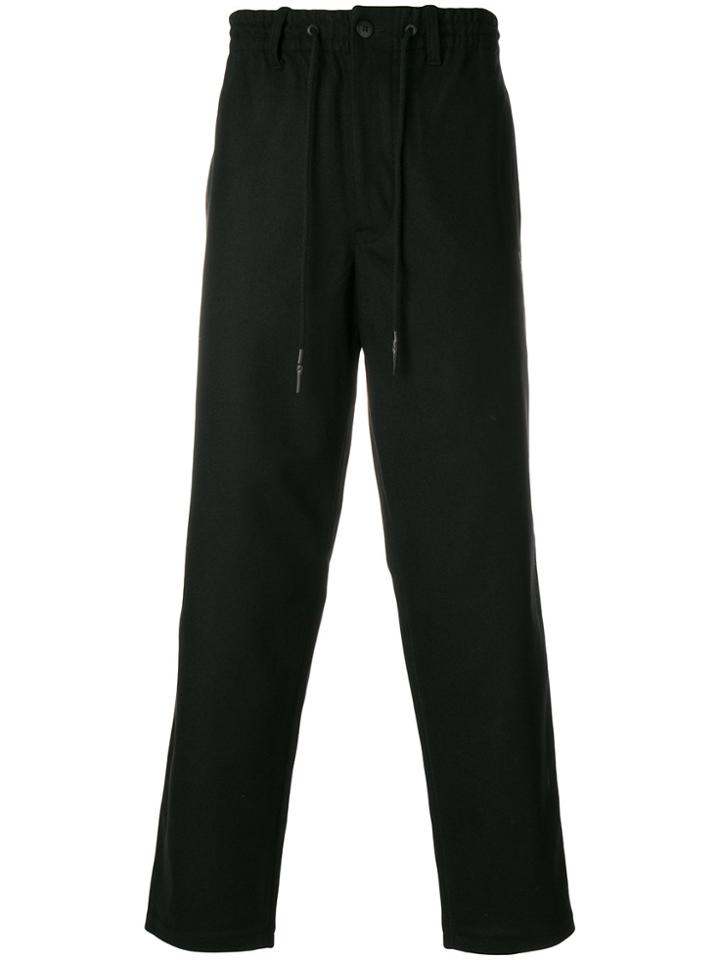 Y-3 Drawstring Trousers - Black