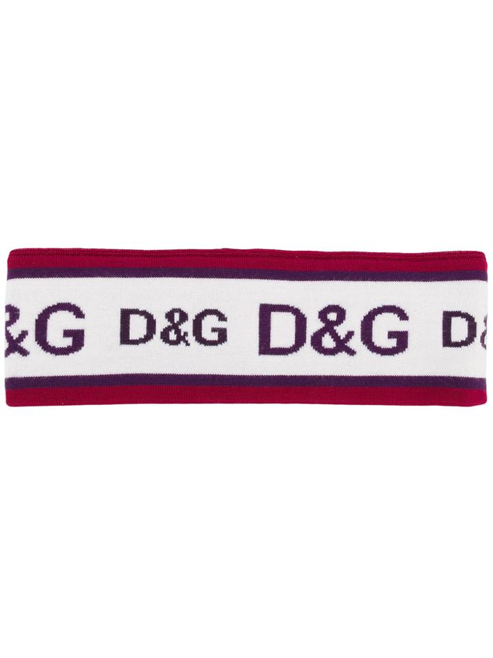 Dolce & Gabbana D & G Sweat Hairband - White