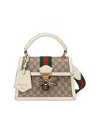 Gucci Queen Margaret Small Gg Top Handle Bag - Neutrals