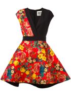 Fausto Puglisi Floral Print Dress - Black