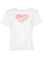 Re/done 'i Love My Mom' Heart Print T-shirt - White