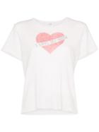 Re/done 'i Love My Mom' Heart Print T-shirt - White