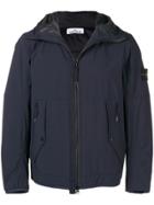 Stone Island Hooded Shell Jacket - Blue