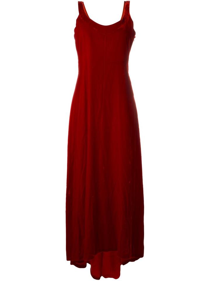 Helmut Lang Vintage Velvet Long Dress