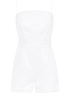 Tufi Duek Textured Romper - White