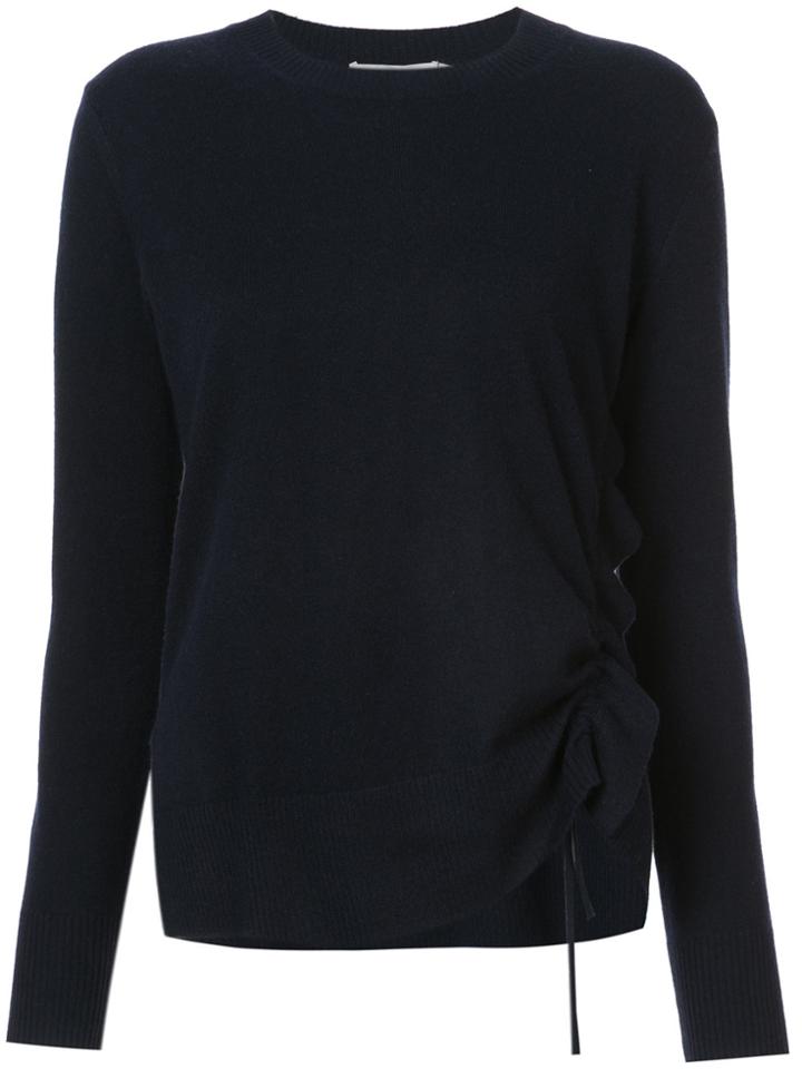 Vince Ruché Detail Sweater - Blue