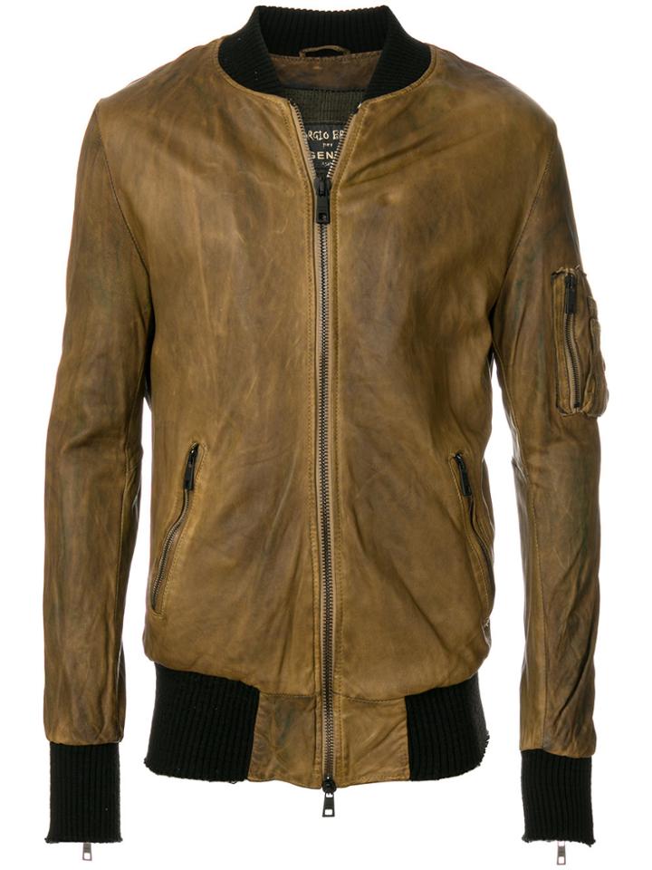 Giorgio Brato Zipped Jacket - Brown