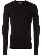 Dolce & Gabbana Ribbed Fitted Jumper