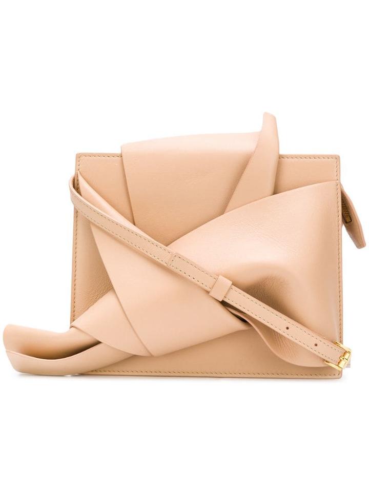 Nº21 Shoulder Bow Bag - Neutrals