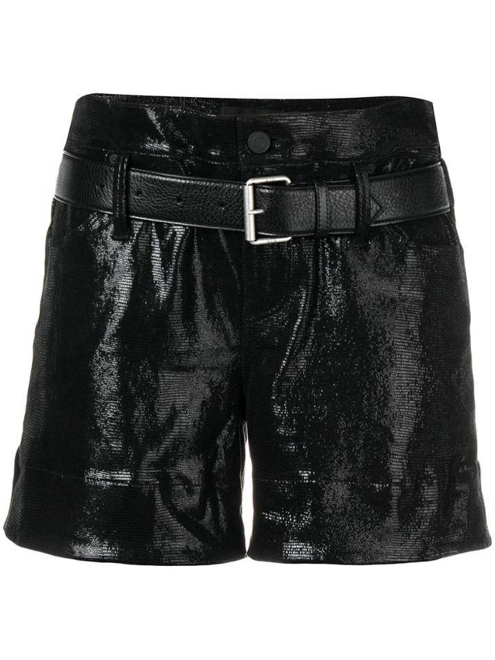 Rta Fitted Shorts - Black