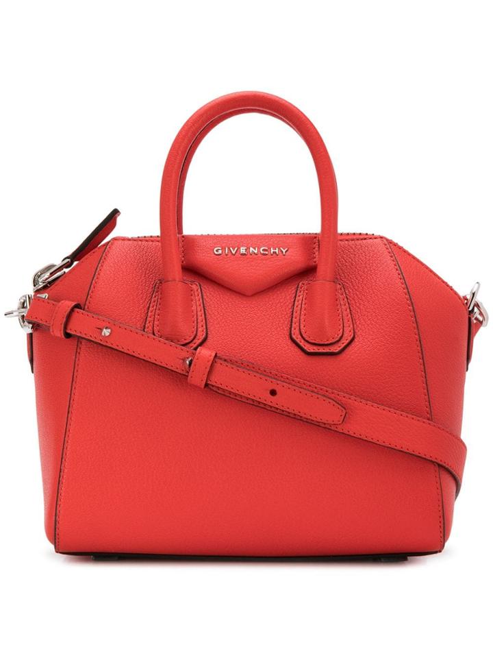 Givenchy Mini Antigona Tote - Red