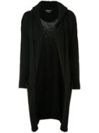 Theperfext Collette Cardi-coat, Women's, Size: Small, Black, Cashmere