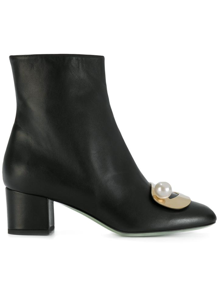 Giannico Mascherina Ankle Boots - Black