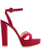 Gianvito Rossi Poppy Sandals - Red