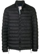 Peuterey Padded Jacket With Logo Tag - Black