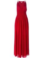 Issa Ruched Sleeveless Gown