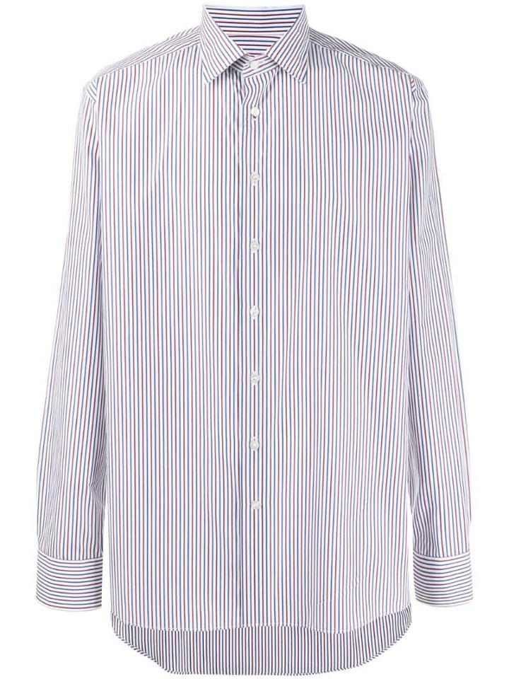 Etro Striped Long Sleeve Shirt - White