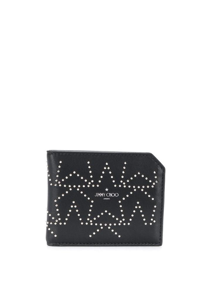 Jimmy Choo Albany Bi-fold Wallet - Black