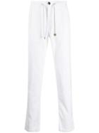 Eleventy Corduroy Effect Straight Trousers - White