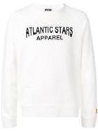 Atlantic Stars Logo Print Sweatshirt - White