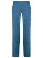 Lygia & Nanny Straight Leg Trousers, Women's, Size: 40, Blue, Cotton/spandex/elastane