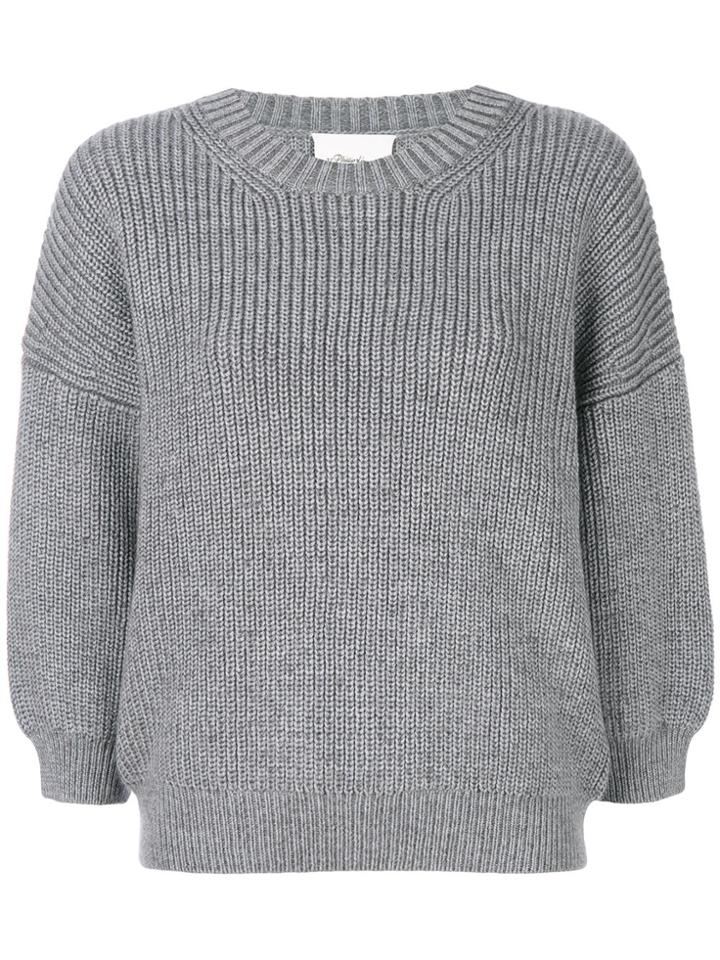 3.1 Phillip Lim Puff Sleeve Jumper - Grey