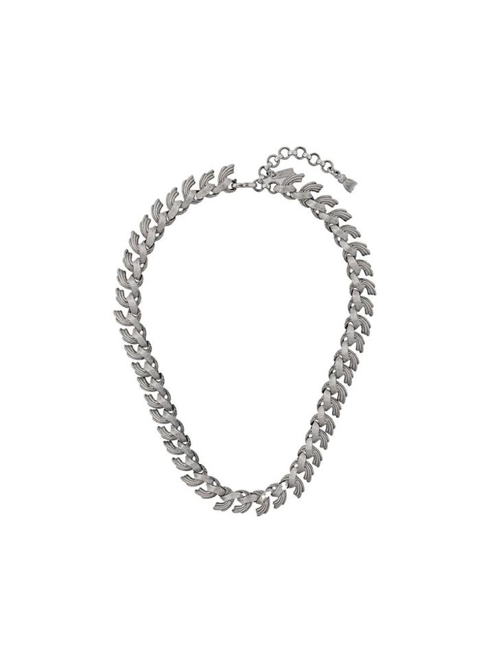 Monet Pre-owned '1960s Linked Necklace - Silver