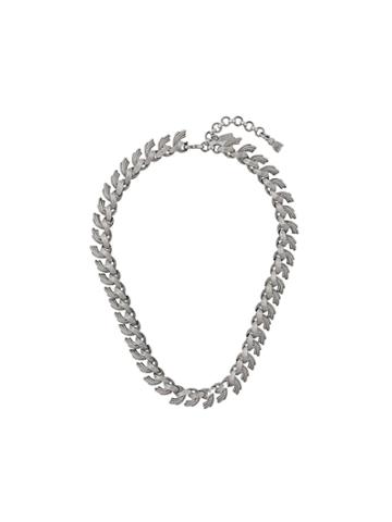Monet Pre-owned '1960s Linked Necklace - Silver