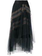 Brunello Cucinelli Layered Skirt - Grey
