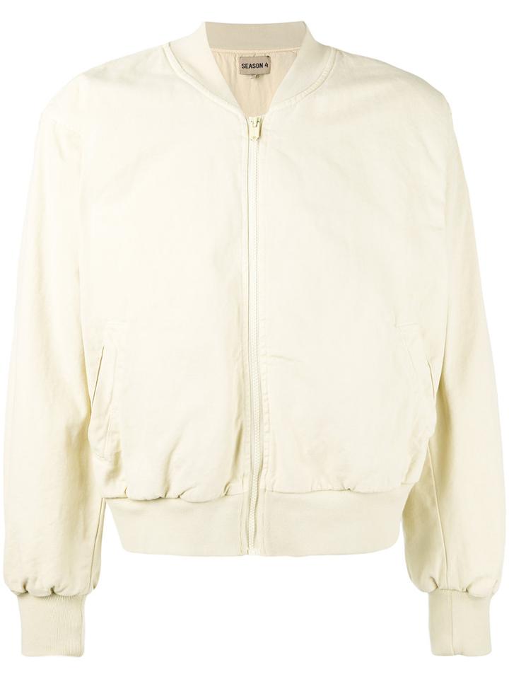 Yeezy - Season 4 Bomber Jacket - Unisex - Cotton - S, Nude/neutrals, Cotton
