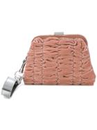 Tom Ford Wrinkled Clutch Bag - Pink & Purple