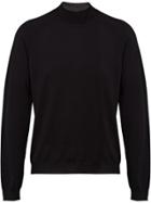 Prada Turtle-neck Fitted Sweater - Black